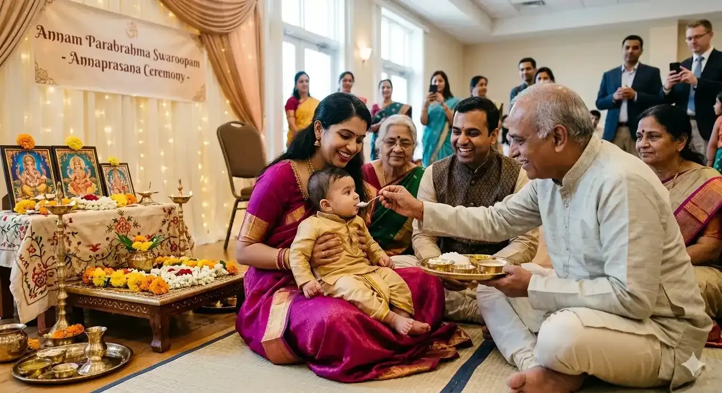 Annaprasana — The First Solid Food Ceremony (NRI Guide) — Spirituality