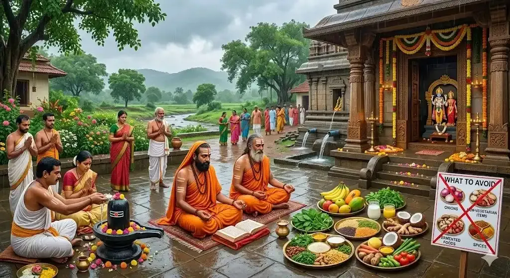 Chaturmasam 2026: Dates, Rules, What to Eat & Avoid — Festivals