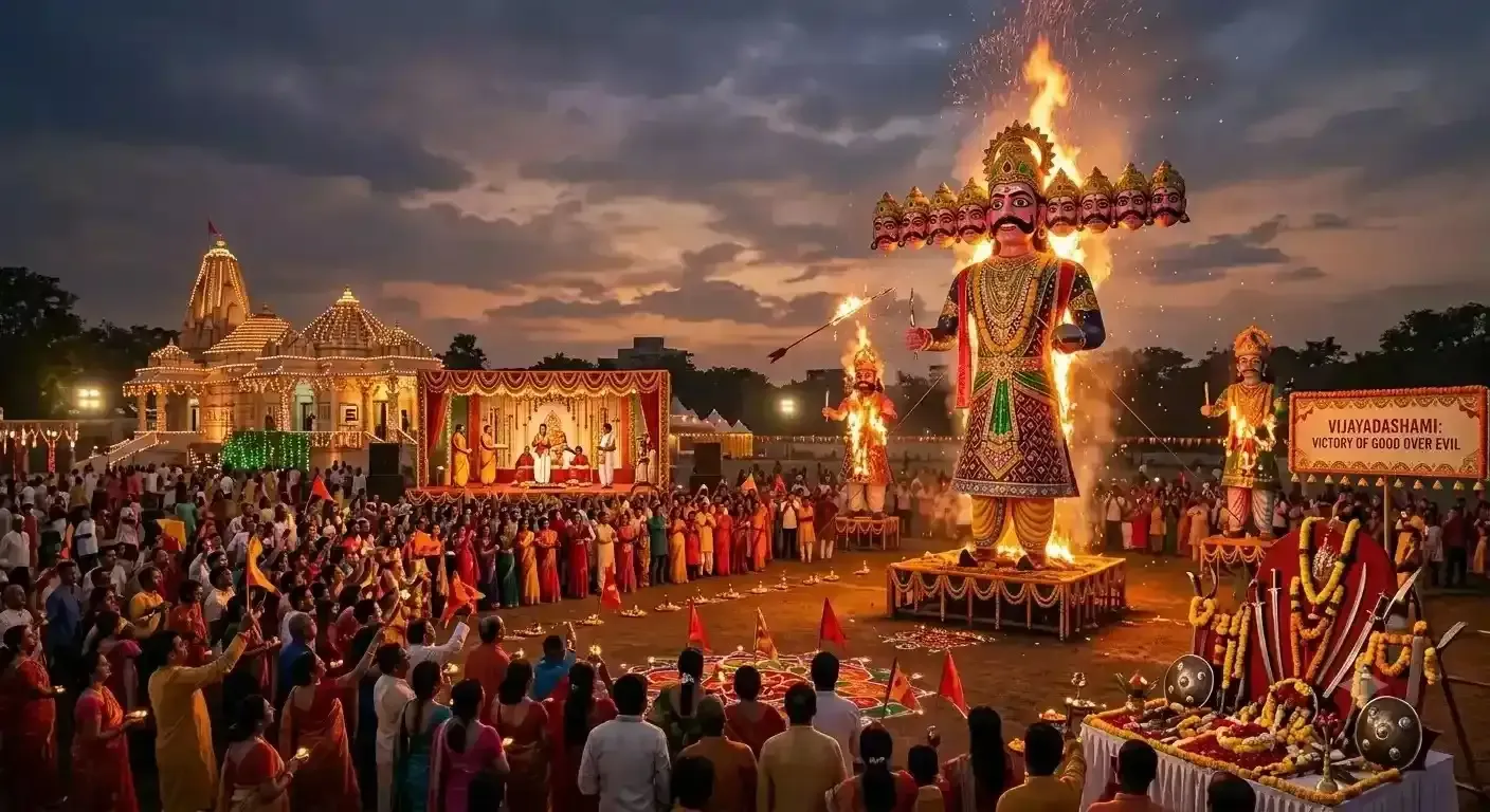 Dussehra / Vijayadashami 2026: Complete Guide — Date, Muhurat, Rituals & Meaning