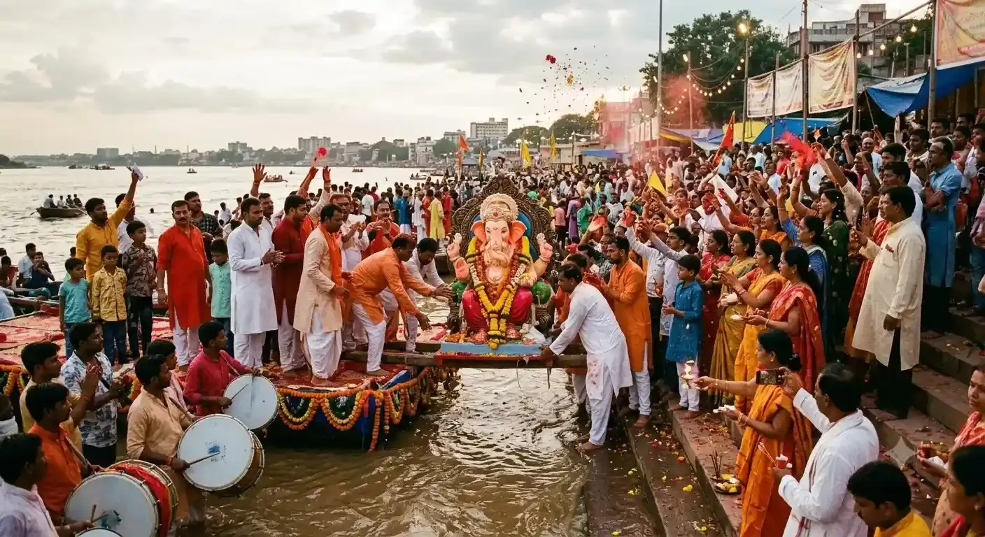 Ganesh Visarjan / Nimajjanam 2026 — Dates, Vidhi & Eco Immersion — Ganesh Chaturthi