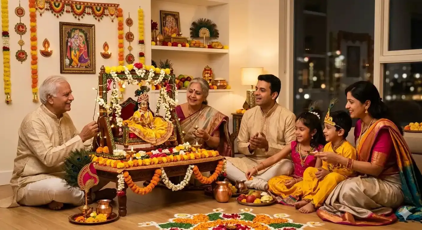 Janmashtami 2026 — NRI Home Celebration Guide — Festivals