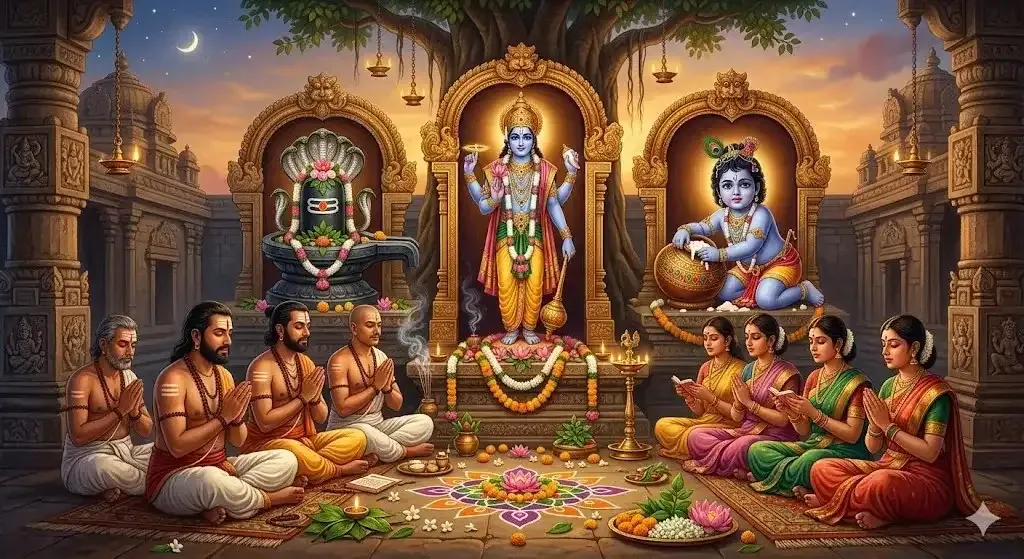 Karthika Masam Mantras: Shiva, Vishnu & Damodara Chants — Festivals