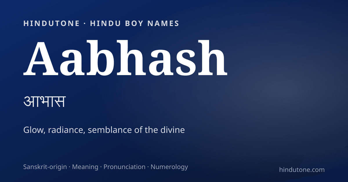 Aabhash