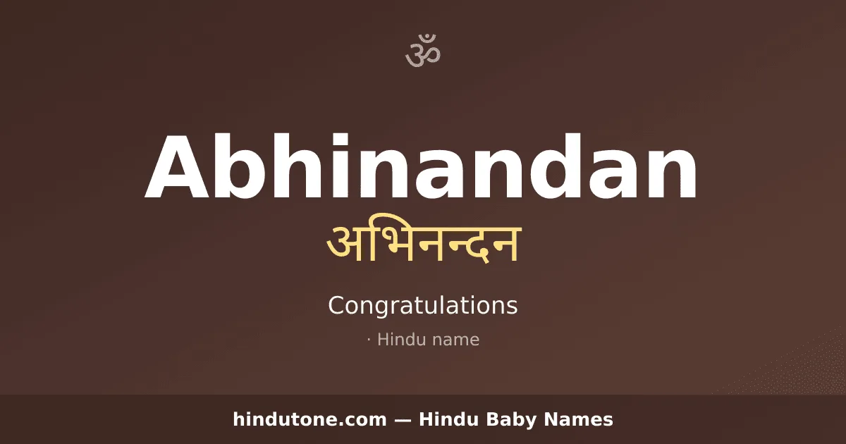 Abhinandan