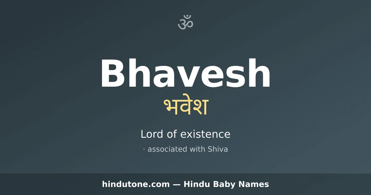 Bhavesh — Hindu Boy Names with B
