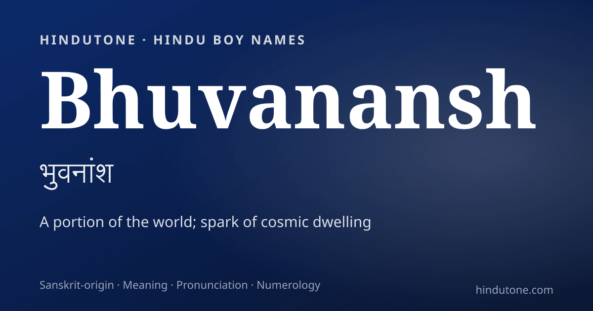 Bhuvanansh