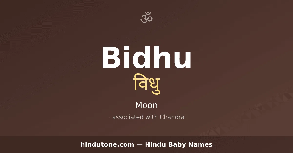 Bidhu
