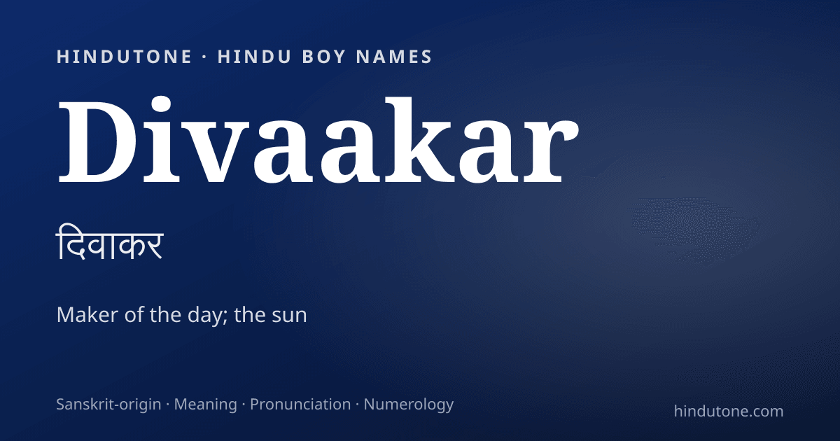 Divaakar
