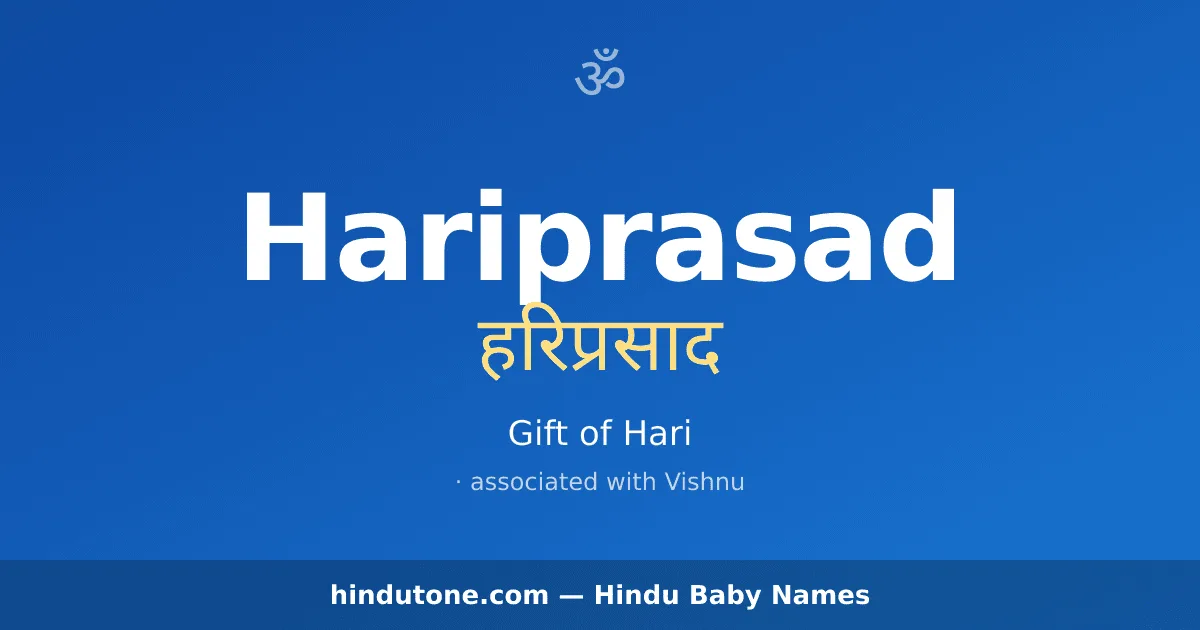 Hariprasad