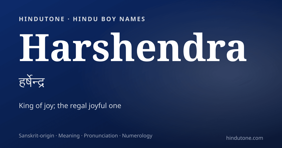 Harshendra