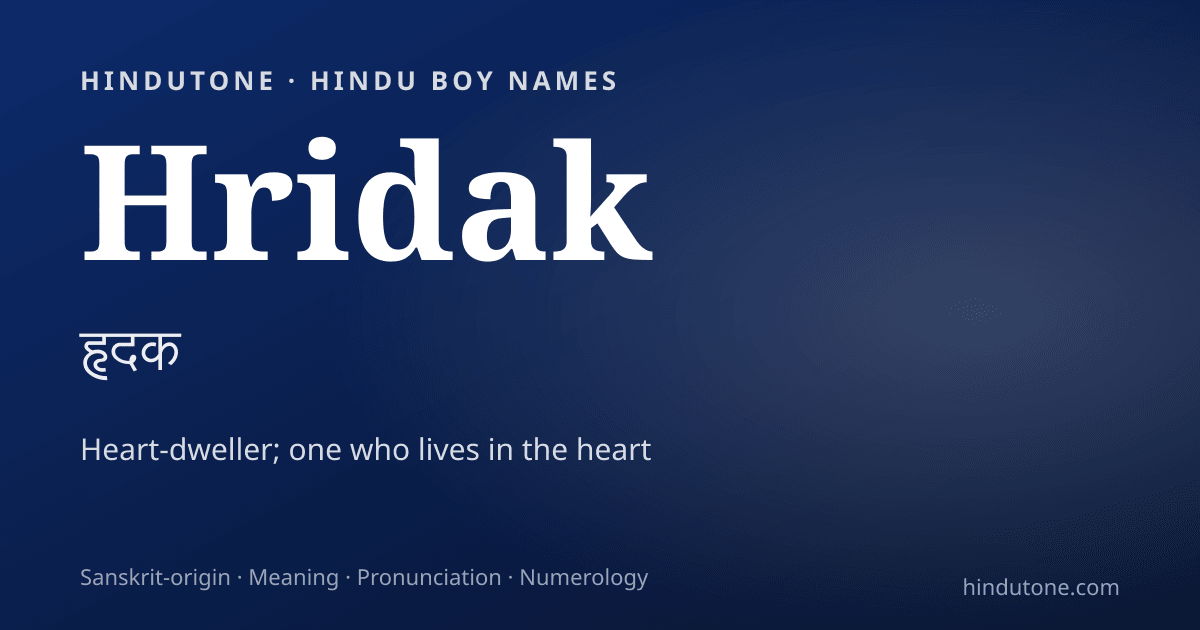 Hridak