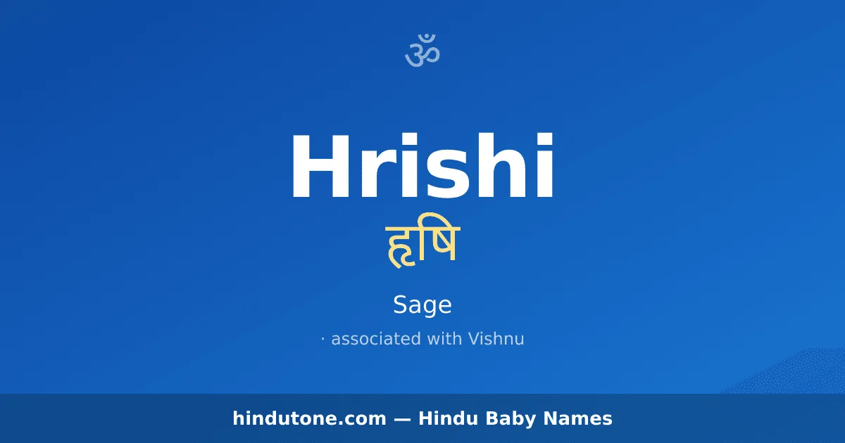 Hrishi
