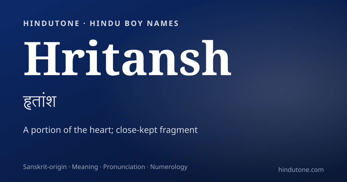 Hritansh