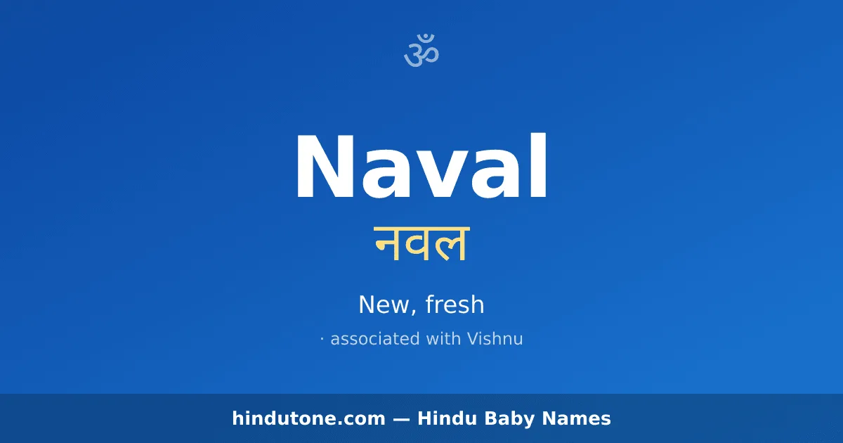Naval — Hindu Boy Names with N