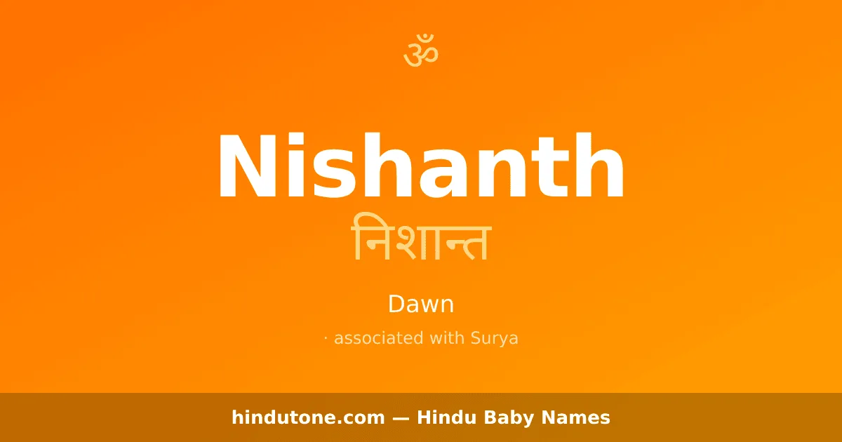 Nishanth