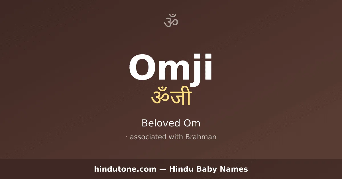 Omji — Hindu Boy Names with O