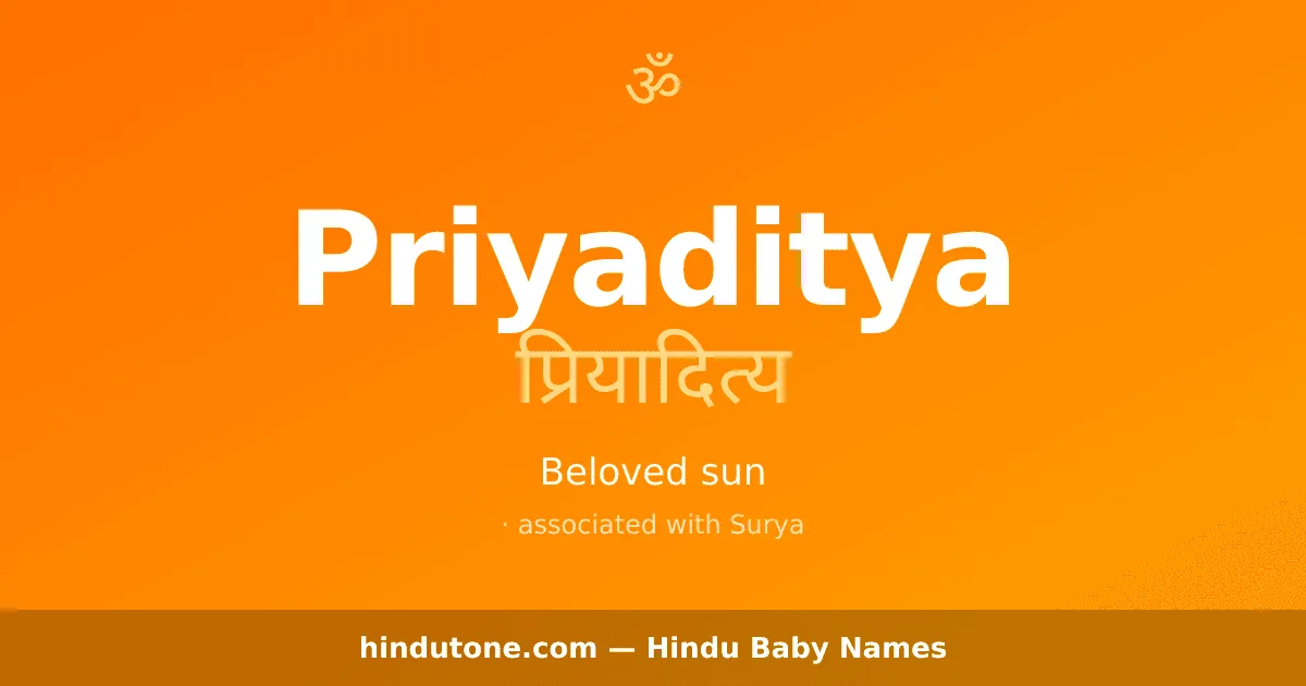 Priyaditya