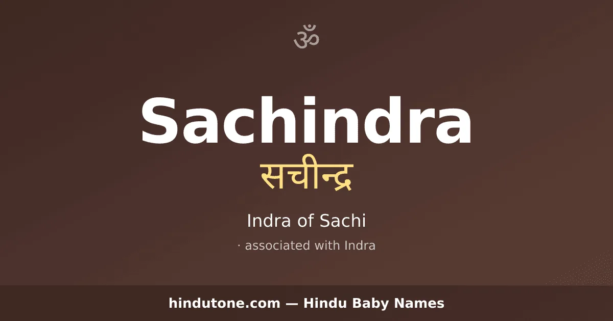 Sachindra