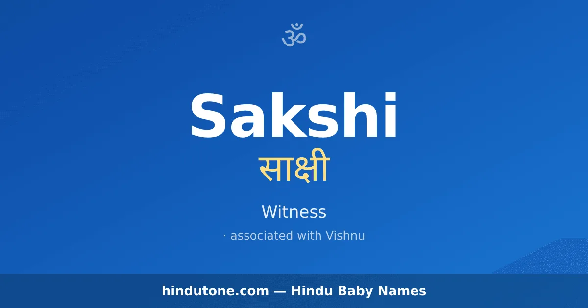 Sakshi