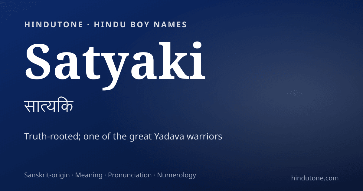 Satyaki