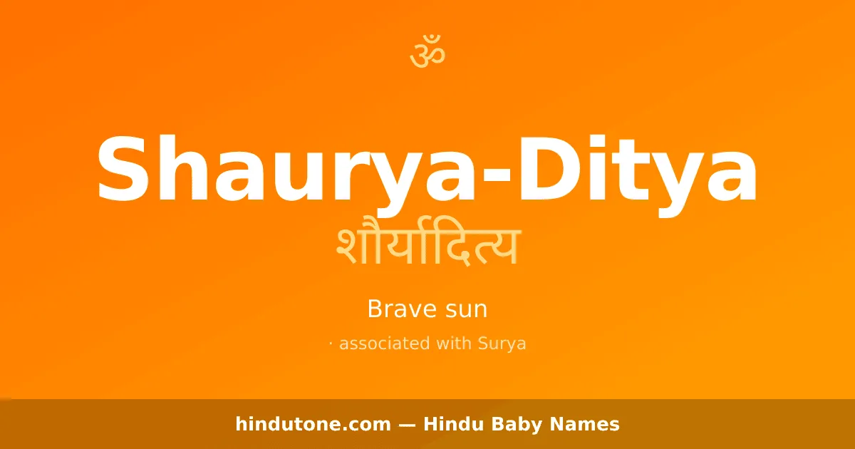 Shaurya-Ditya