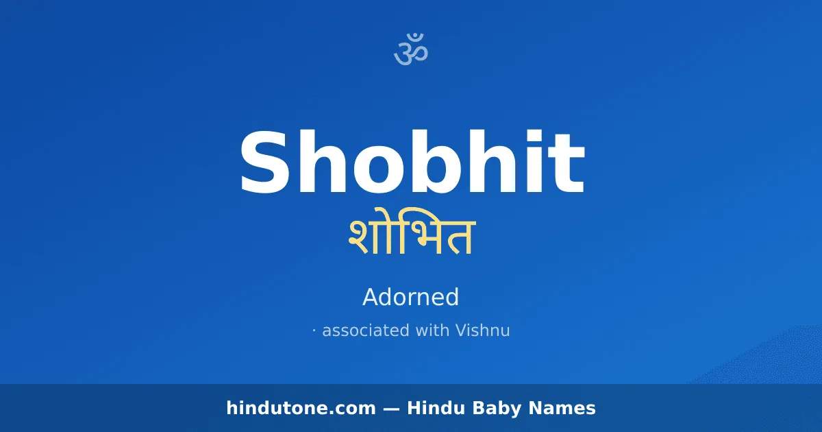 Shobhit