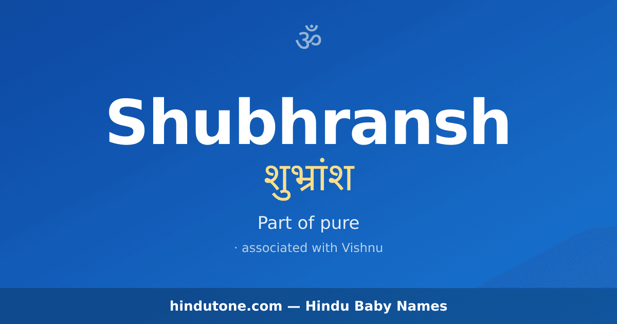 Shubhransh