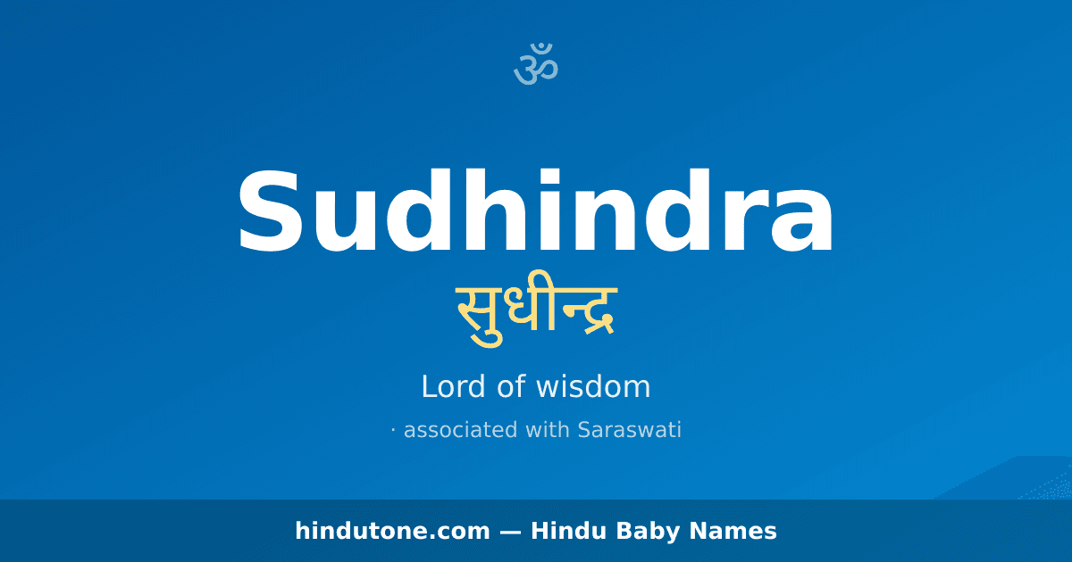 Sudhindra
