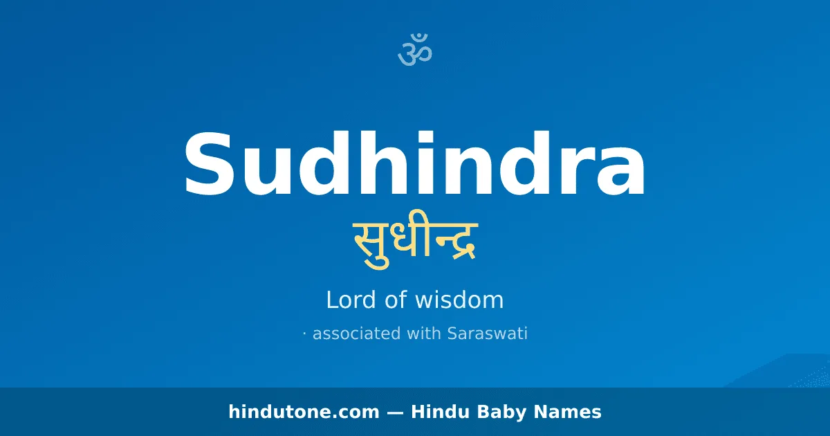 Sudhindra