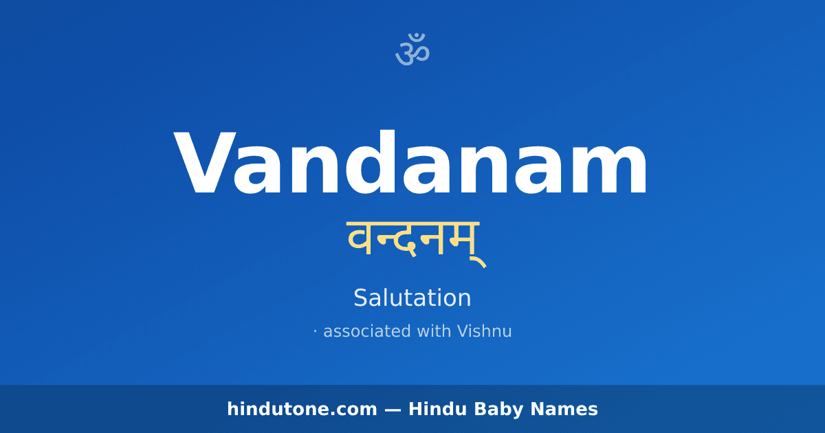 Vandanam