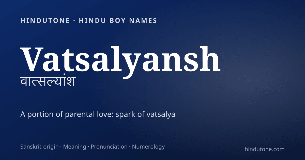 Vatsalyansh