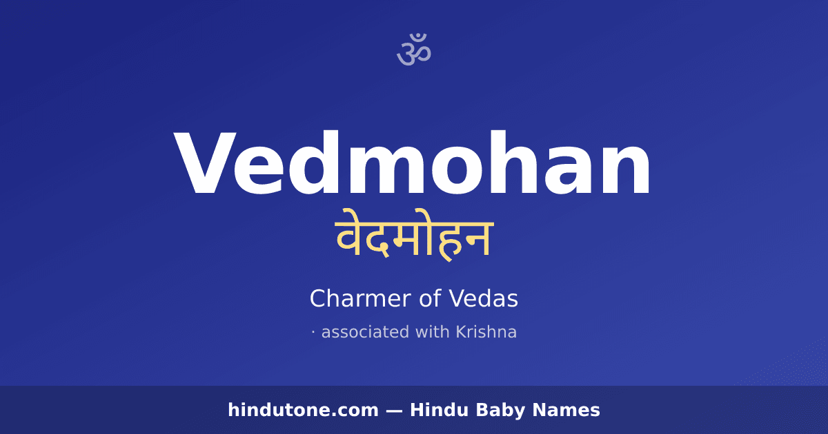 Vedmohan
