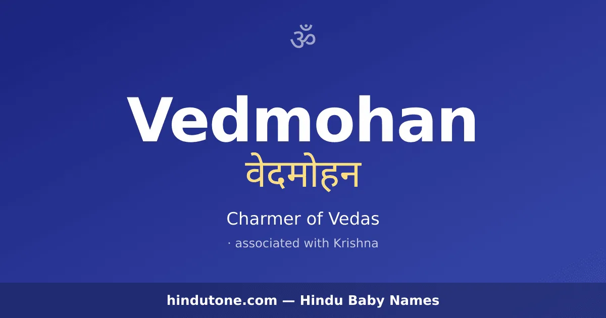 Vedmohan