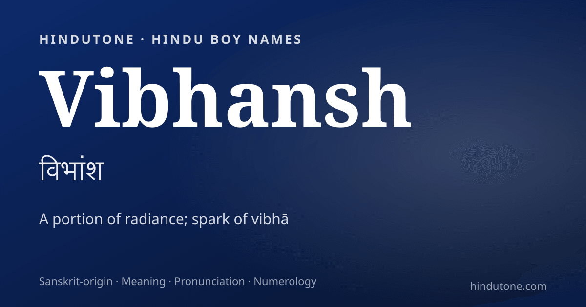 Vibhansh