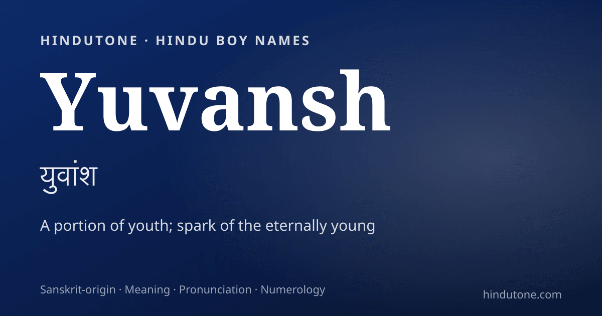 Yuvansh
