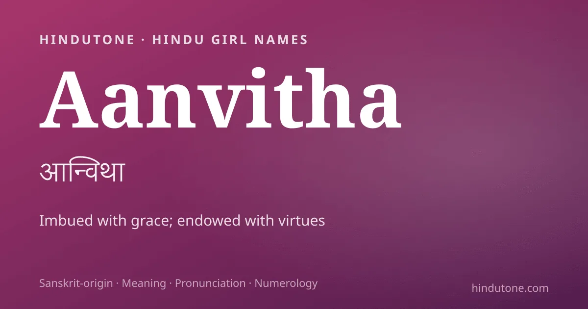 Aanvitha