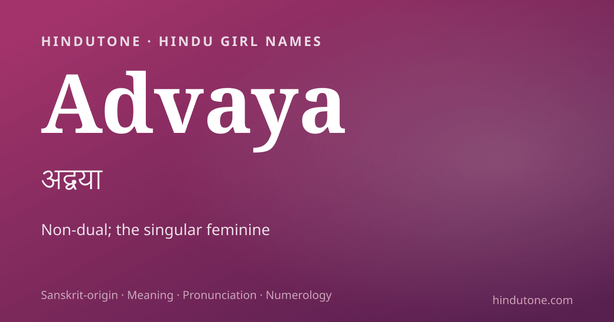 Advaya