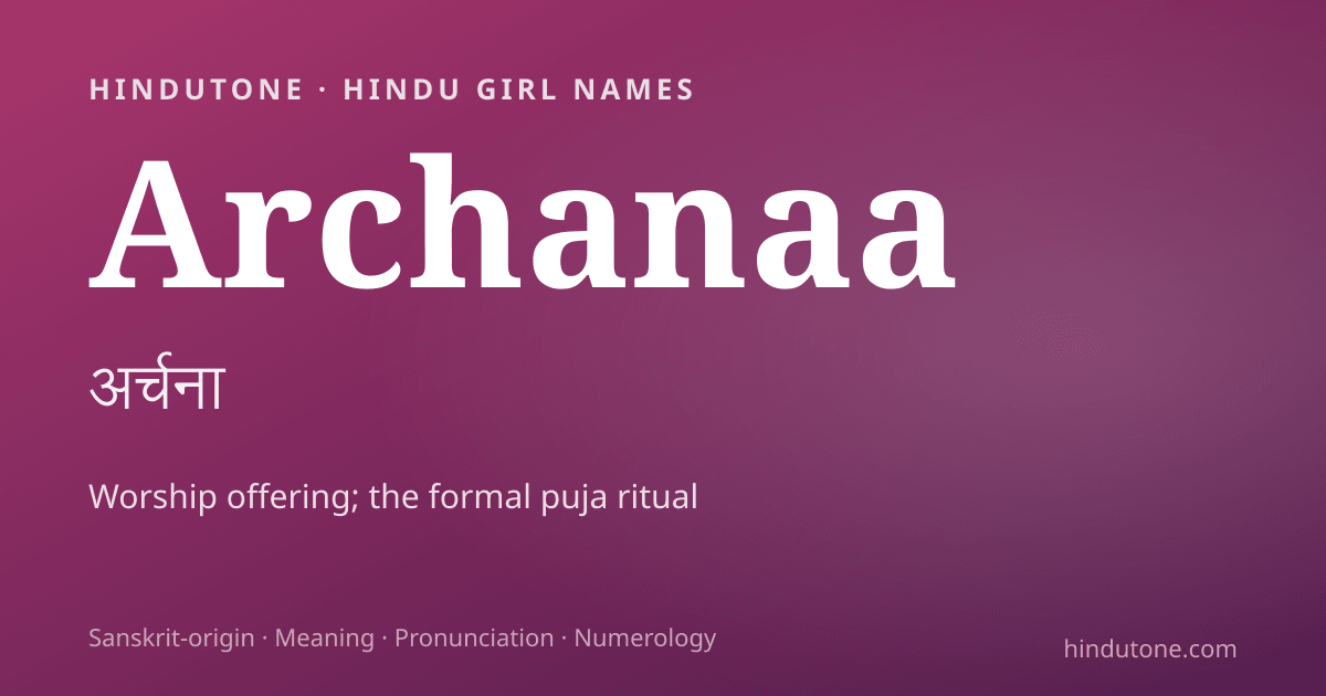 Archanaa