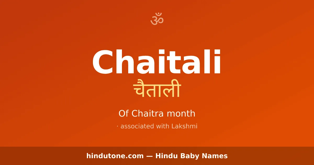 Chaitali