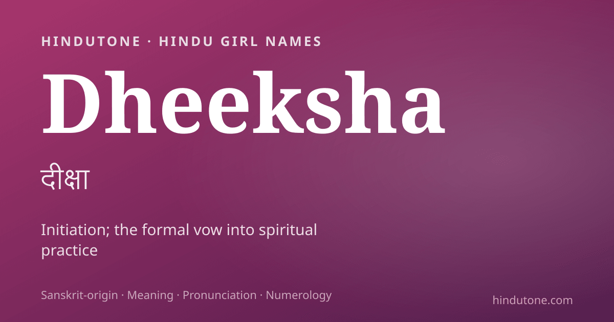 Dheeksha