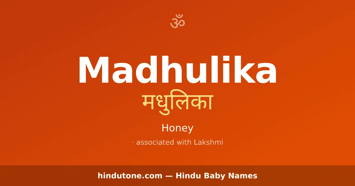 Madhulika