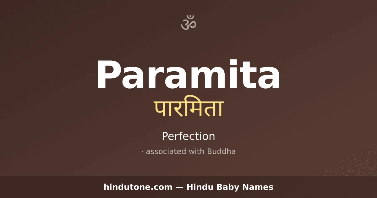 Paramita — Hindu Girl Names with P