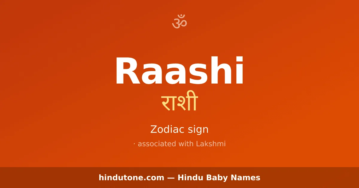 Raashi