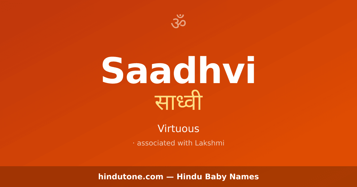 Saadhvi