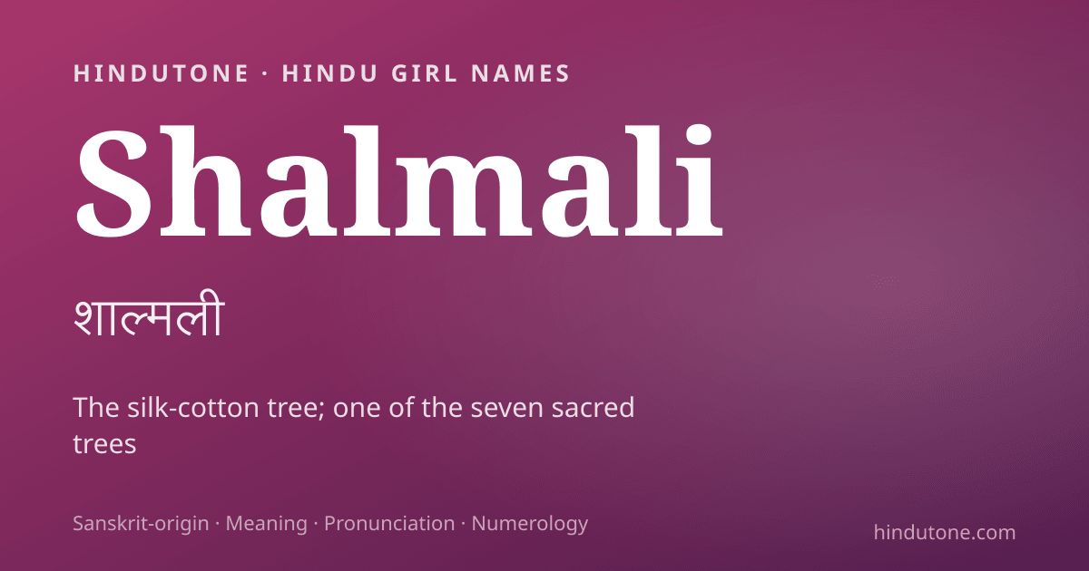 Shalmali