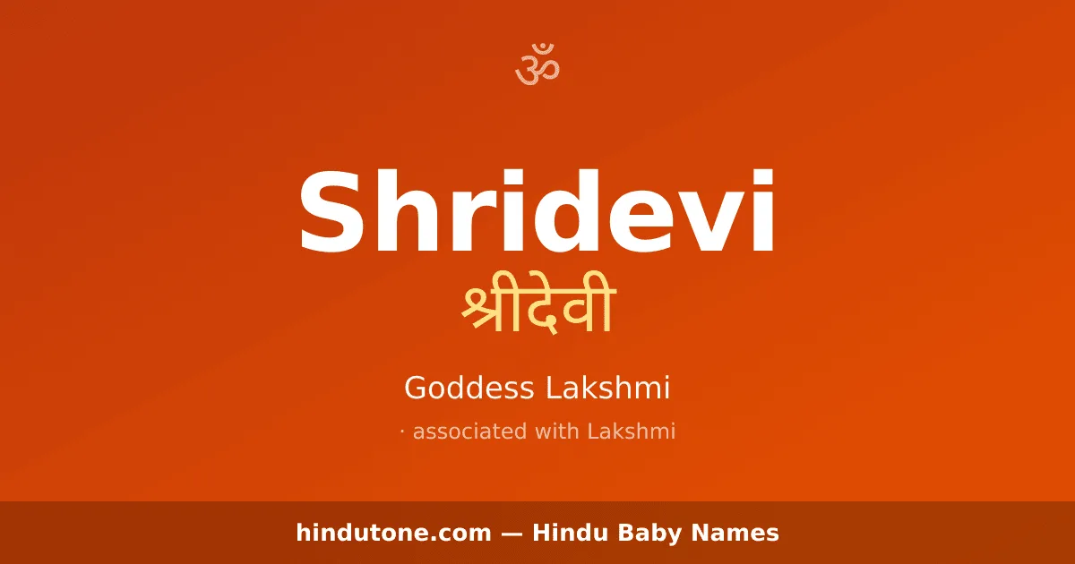 Shridevi