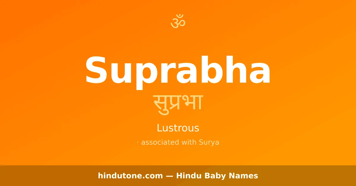 Suprabha