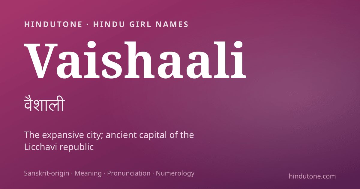 Vaishaali