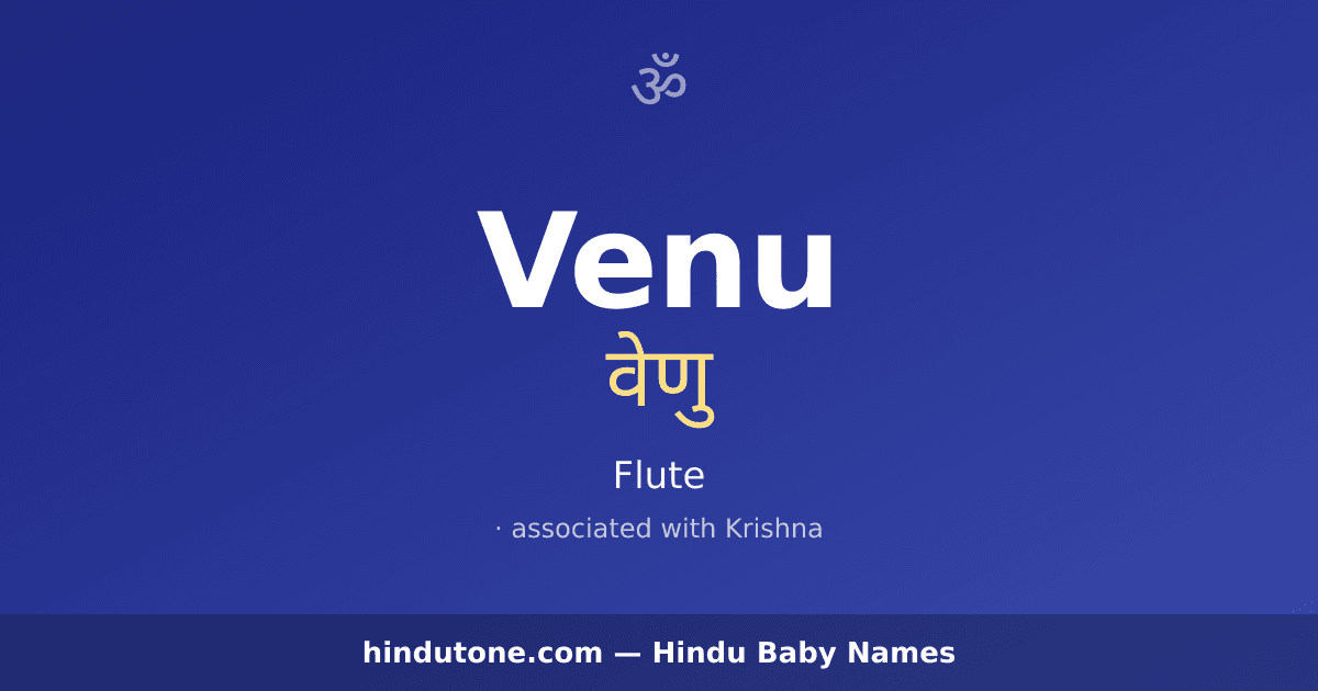 Venu — Hindu Girl Names with V
