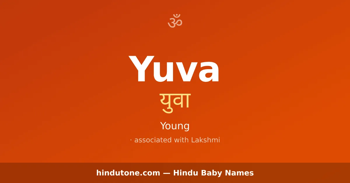 Yuva — Hindu Girl Names with Y